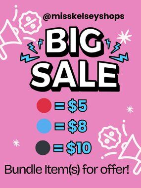 Closet Clearout! Big Sales! Read Description 🙂